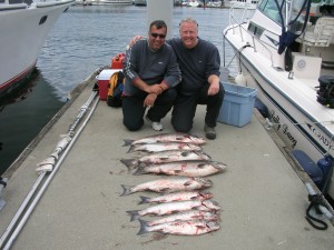 Mark & Ian went 5 for 5 on the Chinook to the net!