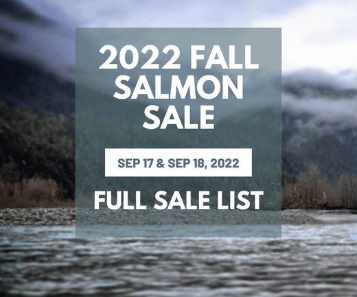 2022 FALL SALMON SALE LIST!