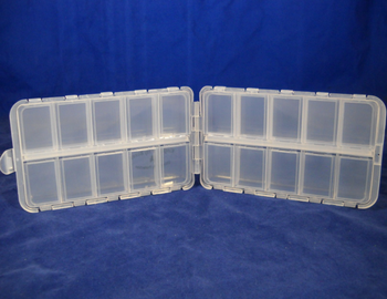 Fly Box 1238 Twenty Compartment Clear Box