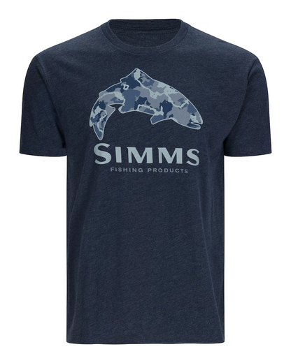 Simms M's Trout Regiment Camo Fill T-Shirt