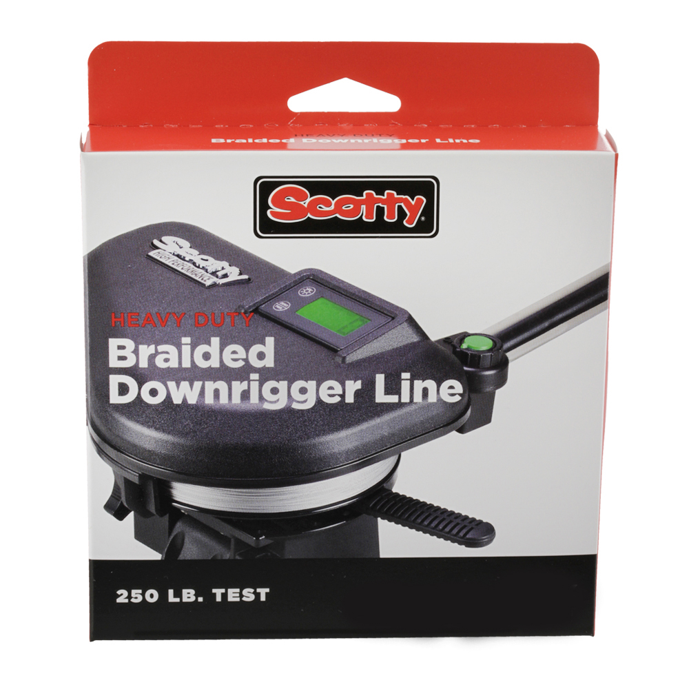 Scotty 2201K / 2202K Premium Braided Fiber Downrigger Line 250 lb