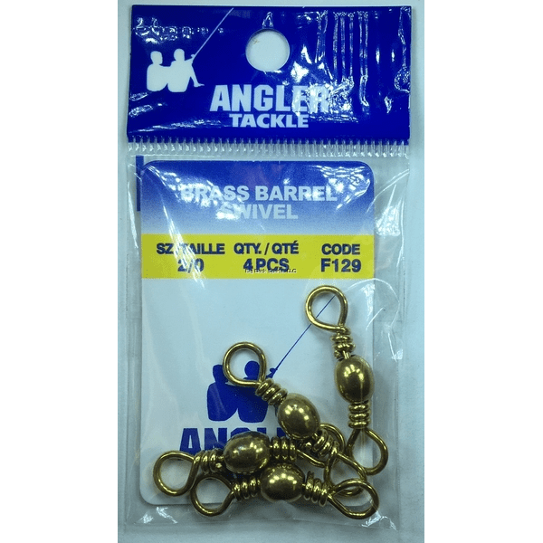 Angler F129 Brass Barrel Swivel