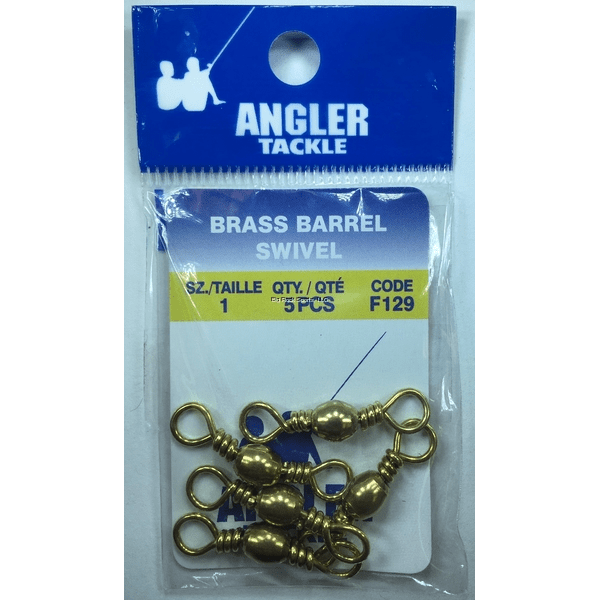 Angler F129 Brass Barrel Swivel