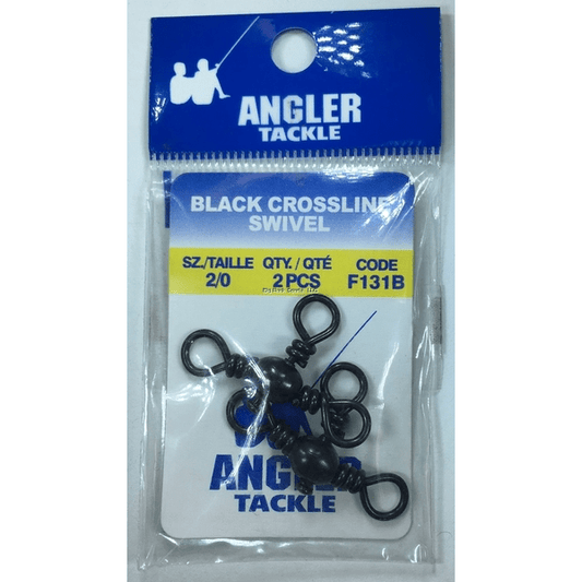 Angler F131B Black Crossline Swivel