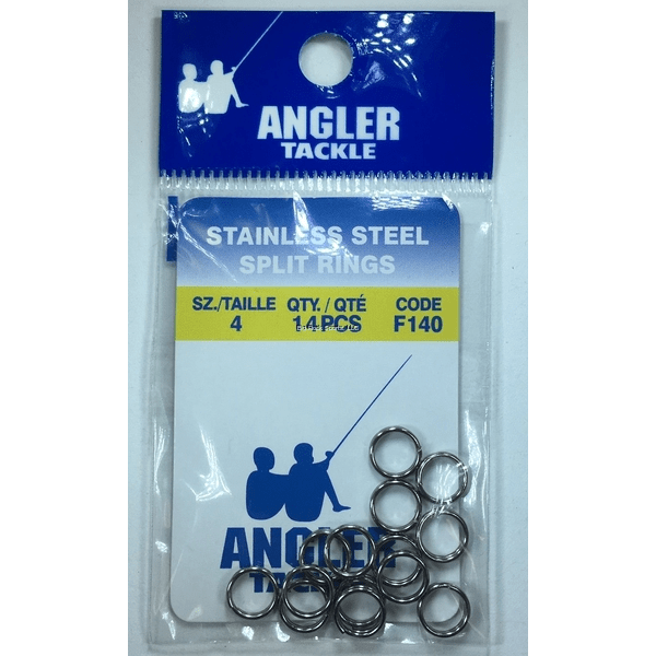 Angler F140 Stainless Split Ring