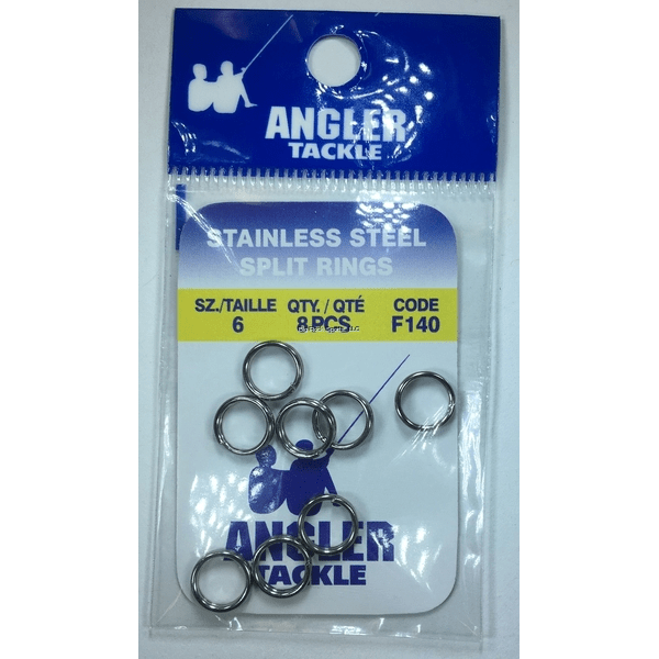 Angler F140 Stainless Split Ring