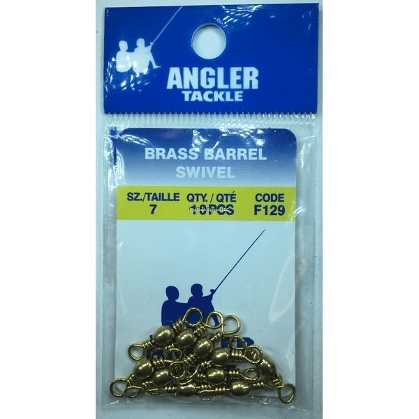 Angler F129 Brass Barrel Swivel