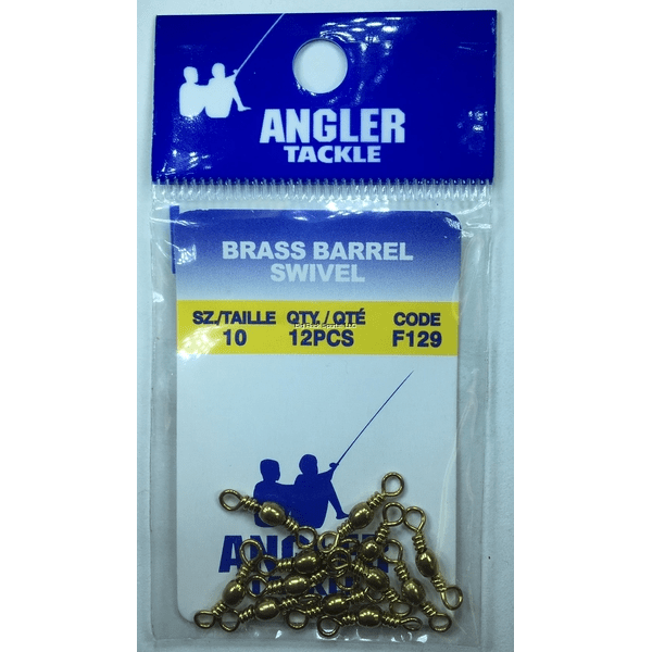 Angler F129 Brass Barrel Swivel