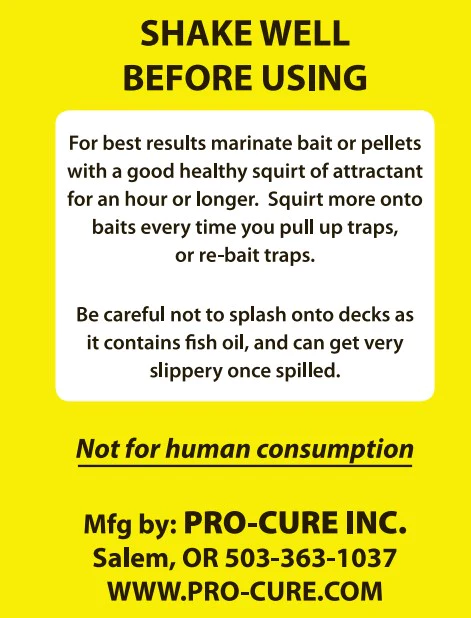 Pro Cure Crab and Shrimp Attractant 16 oz