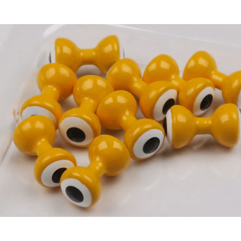 Hareline Double Pupil Brass Eyes