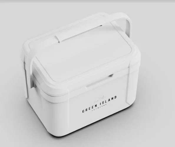 Green Island 5 Quart Hard Cooler - White