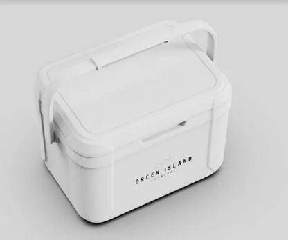 Green Island 5 Quart Hard Cooler - White