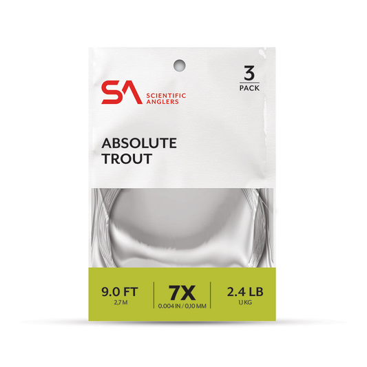 SA Absolute Trout Leader 3-Pack