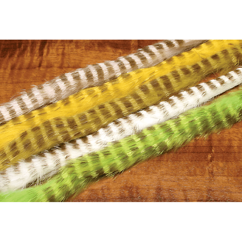 Hareline Olive Barred Rabbit Strips