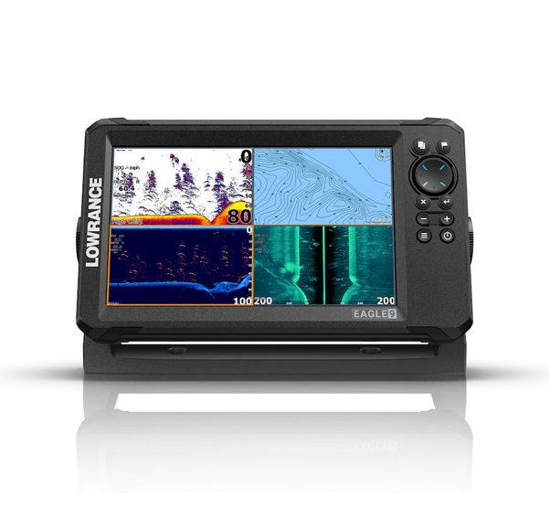 Lowrance Eagle-9 TripleShot™ C-MAP: 9" IPS screen, TripleShot™ HD transducer, C-MAP® Discover microSD card charts (US and Can.)