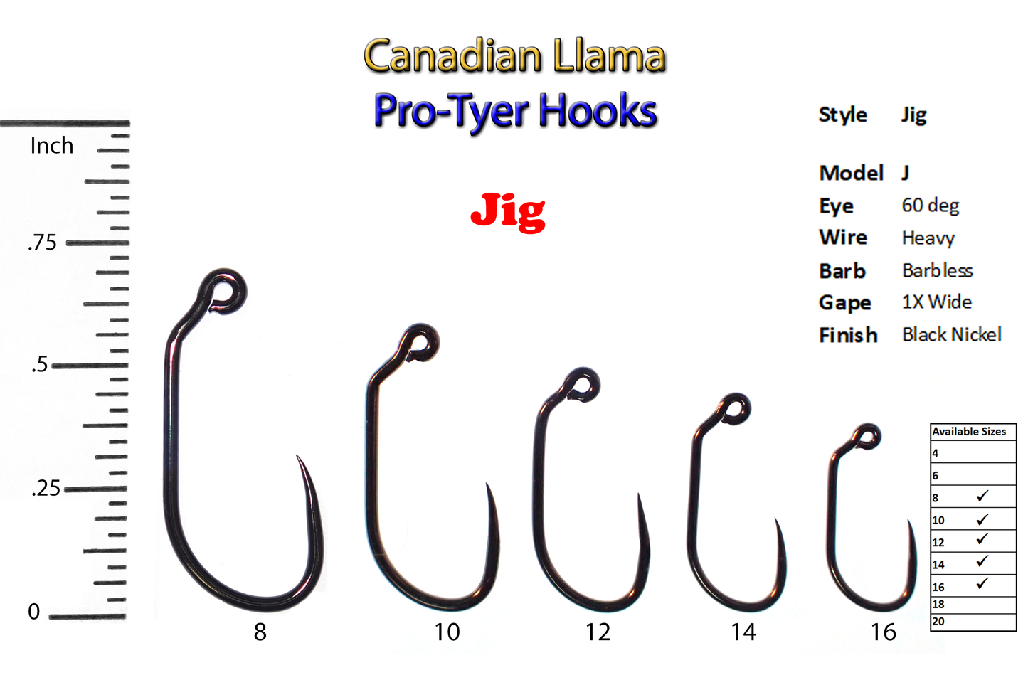 Pro-Tyer Jig Hooks - 25 pk