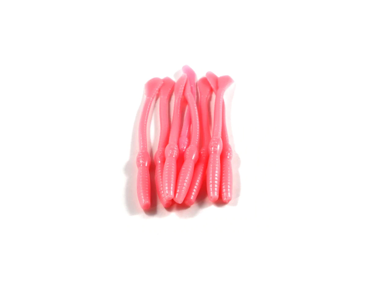 Pink Worm 6 Inch